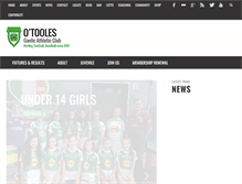 Tablet Screenshot of otoolesgac.ie